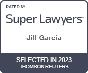   Jill Garcia SuperLawyers badge