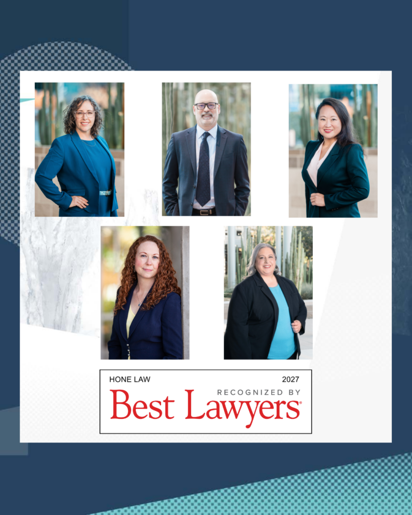 Five attorneys from Hone Law have been recognized as 2026 Best Lawyers: Leslie Godfrey, Eric Hone, Kelly Stout, Jamie Zimmerman, and Sarah Harmon.