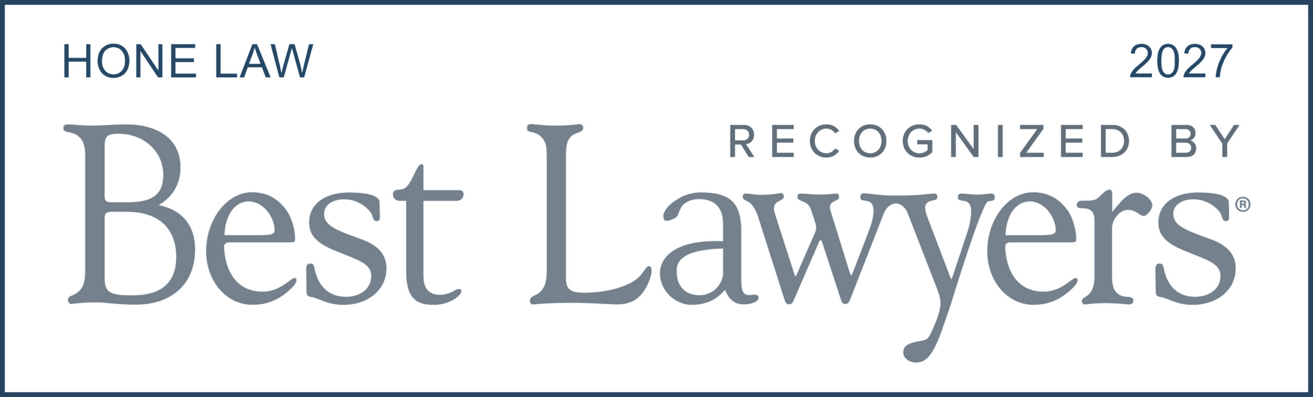 logo for Best Lawyers award